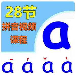 小学汉语拼音视频教学习拼读训练声母韵母教程儿童基础启蒙师资料-淘宝虚拟库