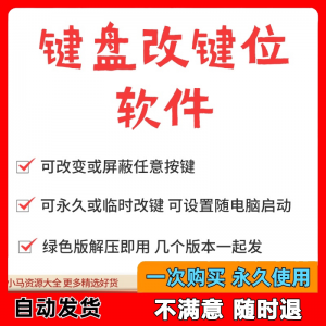 键盘改键位软件电脑快捷键工具 按键屏蔽键盘改位 便捷换按键工具-淘宝虚拟库