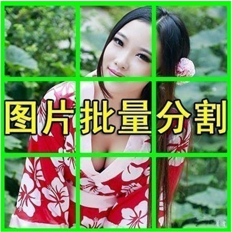 图片批量切割软件 图片批量分割工具 批量切图器 图片批量裁剪-淘宝虚拟库