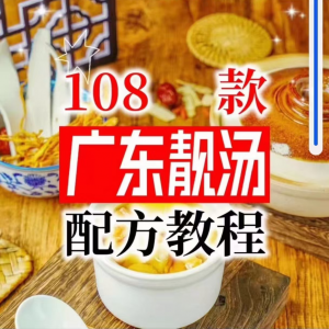 【拍下即送】108种广东靓汤视频教程100+广府靓汤商用技术实体店-淘宝虚拟库