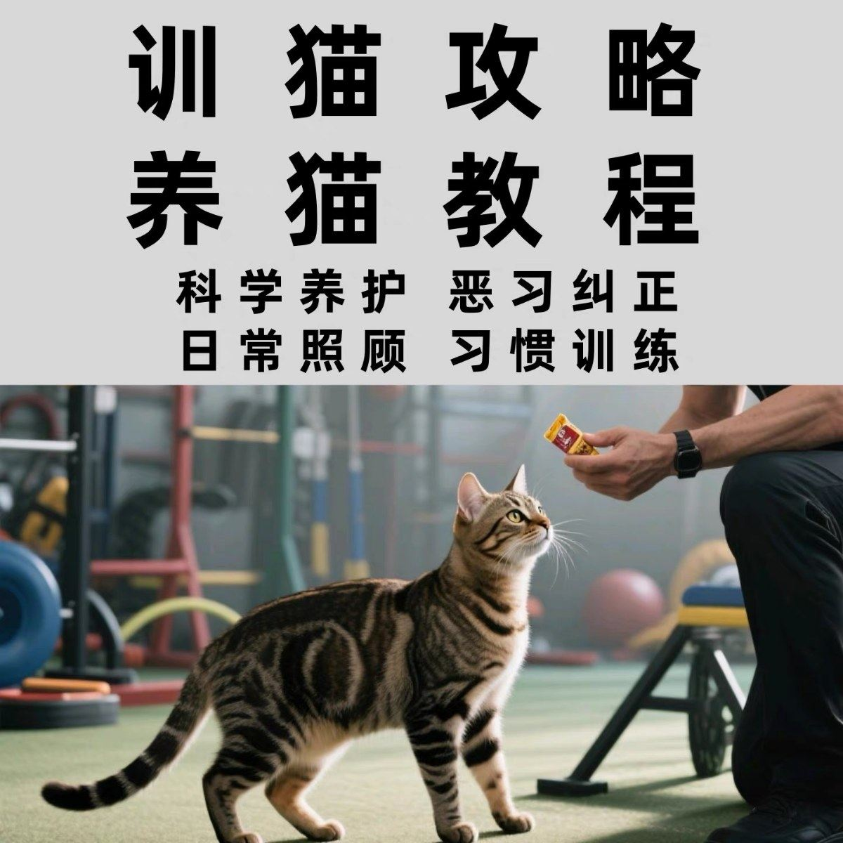 训猫入门培训教学视频课程驯猫教程家庭养猫指南攻略大全注意事项-淘宝虚拟库