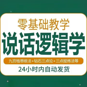 说话技巧口才训练思维逻辑学习课程如何让说话更有逻辑教程视频-淘宝虚拟库