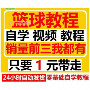 篮球视频教程大全教学训练教学课程基础打篮球技巧街球零基础入门-淘宝虚拟库