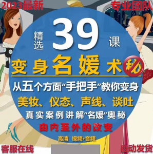 名媛打造读心术教程男性思维提高情商女性心理学思维逻辑心理课程-淘宝虚拟库