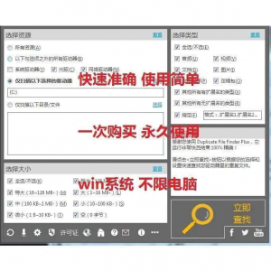 PC重复文件扫描查找 硬盘文件清理工具 重复图片视频删除电脑版-淘宝虚拟库