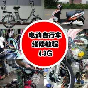学电动车维修技术电动自行车维修技术电瓶修复技巧视频教程教学-淘宝虚拟库